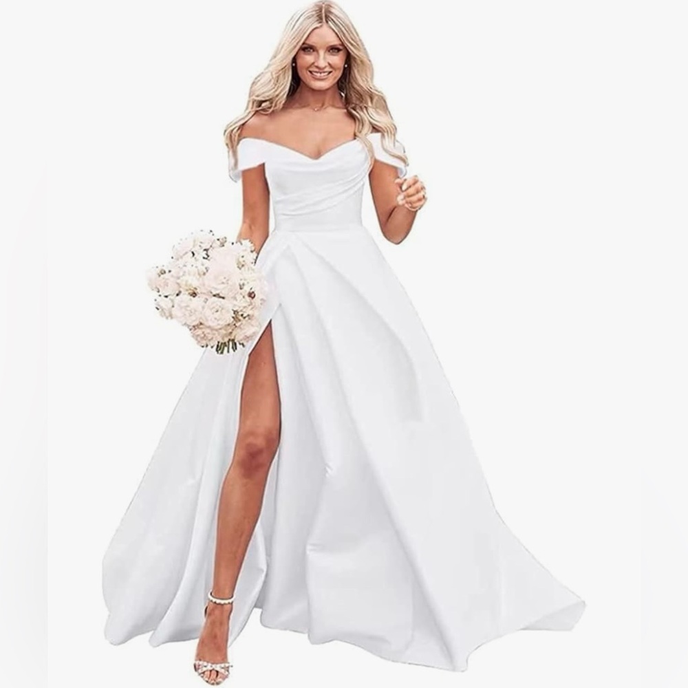 Satin Wedding Dress